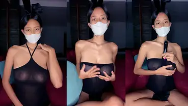 Jenna Pakai Kostum Bunny Transparan Pamer Toket
